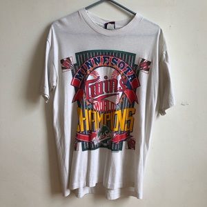 Vintage Minnesota Twins MLB Champions shirt